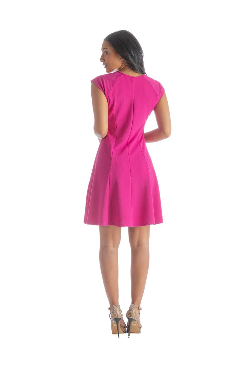 V-Neck Sleeveless Maxi Dress with Belt, Alternate, color, Pink