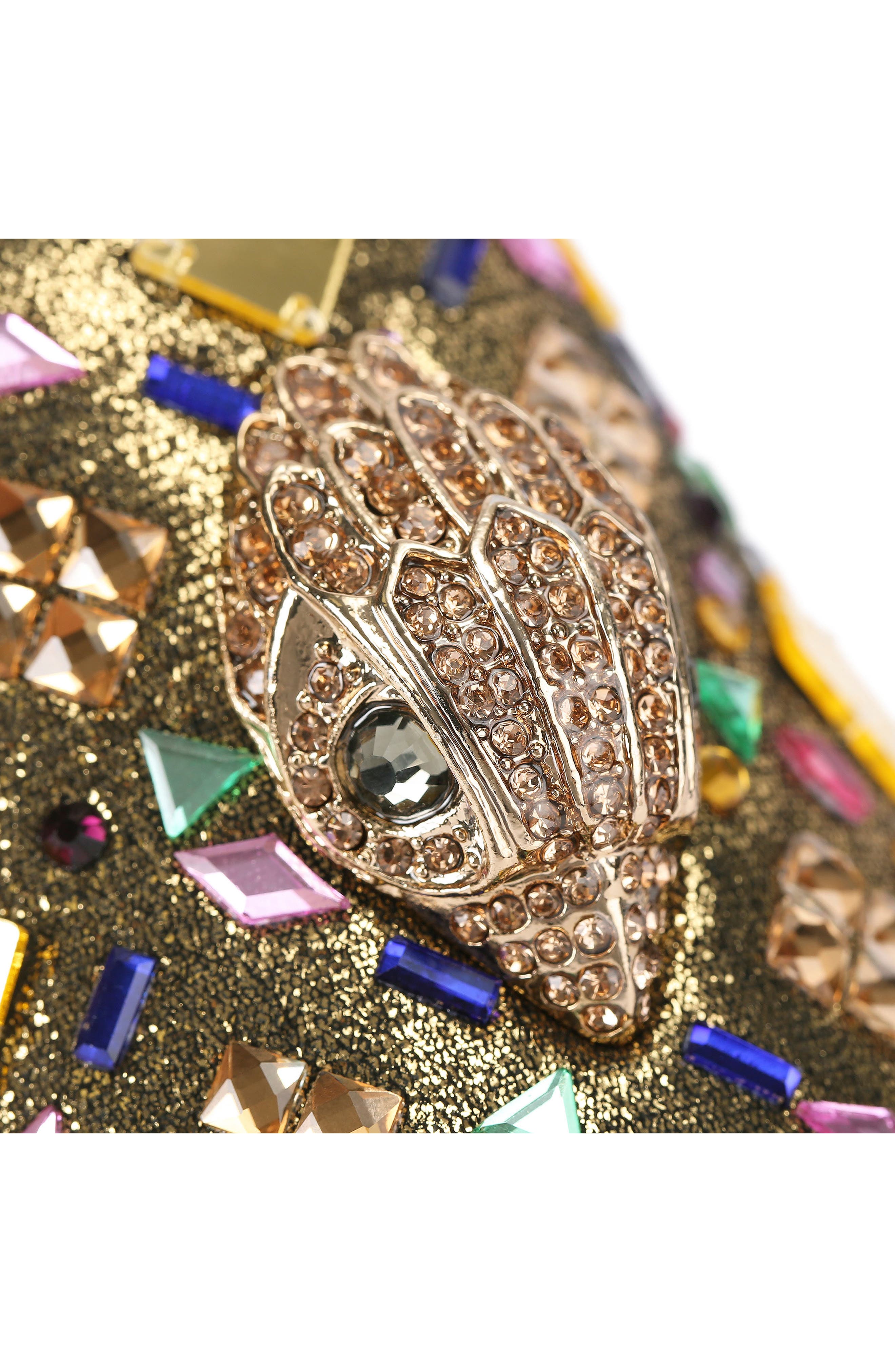 Kurt Geiger London Kensington Lamé Platform Sandal, Alternate, color, 