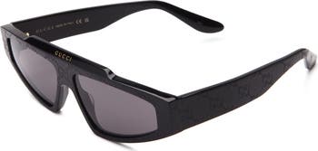 Gucci 58MM rectangular sunglasses Gucci Square Sunglasses, 58mm | Bloomingdale main image 4