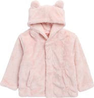 Magnetic Me Animal Ear Hooded Faux Fur Jacket