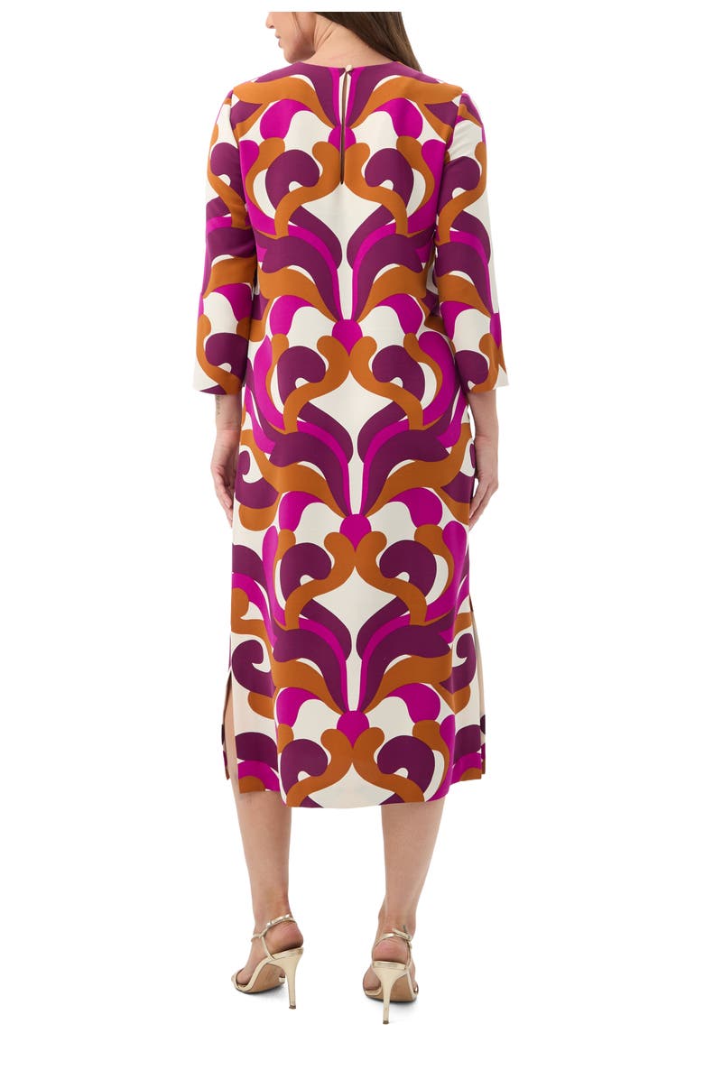Trina Turk Cointreau 2 Printed Midi Dress, Alternate, color, Multi