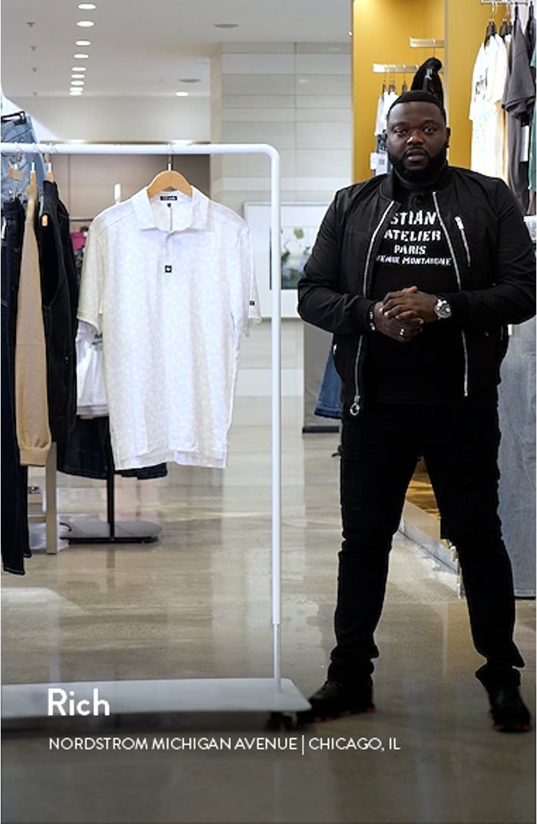 Palmetto Iris Piqué Knit Polo, sales video thumbnail