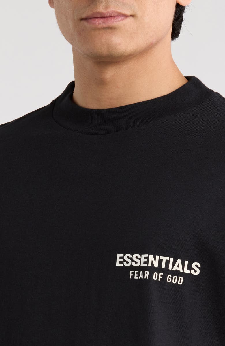 Fear of God Essentials Classic Fit Logo Graphic T-Shirt, Alternate, color, Vintage Black