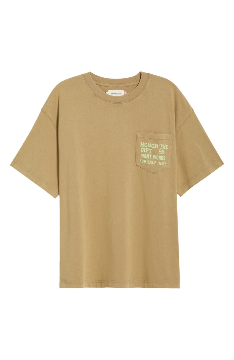 HONOR THE GIFT Paint Works Graphic Pocket T-Shirt, Alternate, color, Taupe