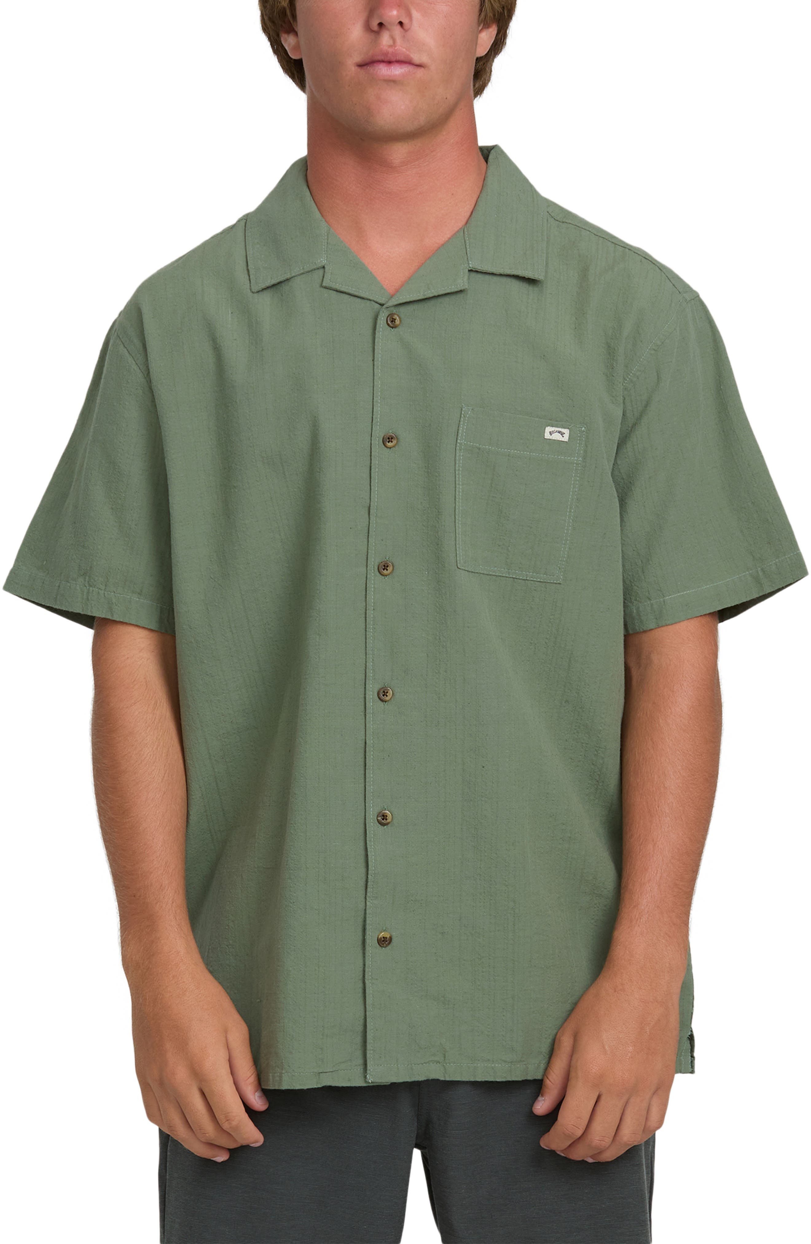 Victoria Vacay Linen Blend Camp Shirt