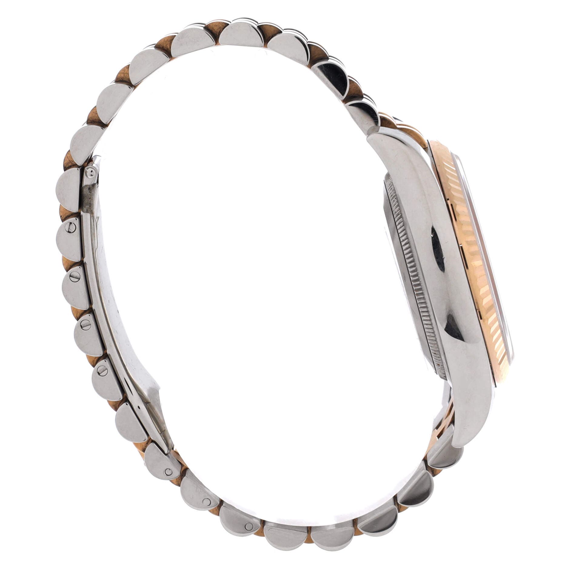 Oyster Perpetual Datejust Automatic Watch Stainless Steel and Rose Gold 36, Alternate, color, Metallic Gold