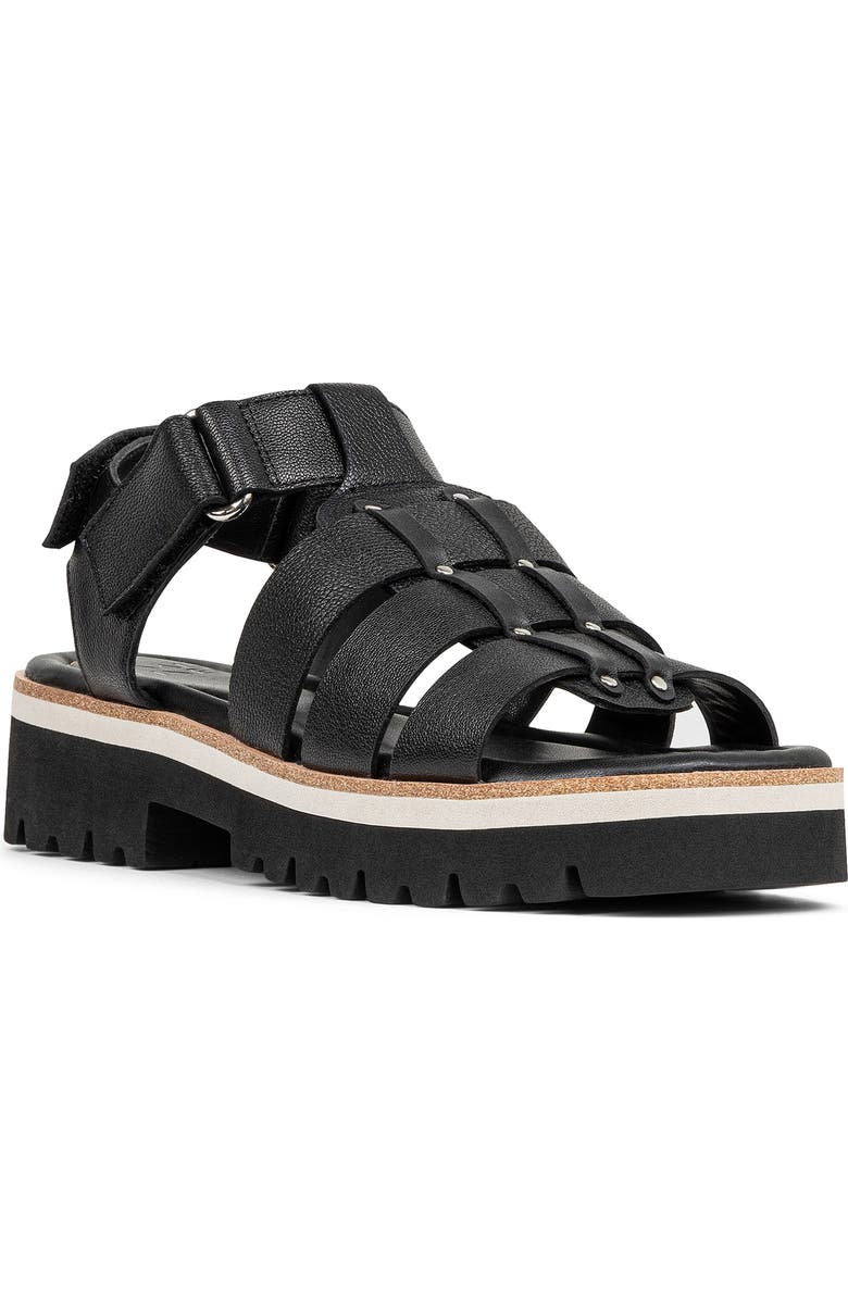 Donald Pliner Pryme Lug Sole Fisherman Sandal, Main, color,