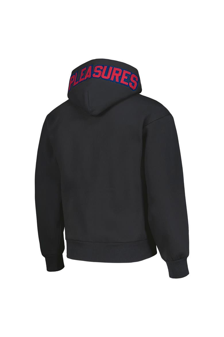 Men's PLEASURES Black Boston Red Sox Opening Day Full-Zip Hoodie, Alternate, color, Black