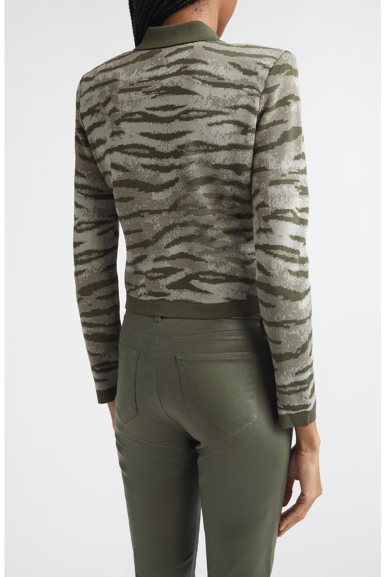 Osiris Jacquard Knit Cardi, Alternate, color, STONE GREY WILD CAT