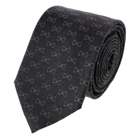 Signature Logo Silk Novelty Necktie