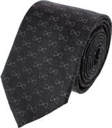 Trafalgar Signature Logo Silk Novelty Necktie