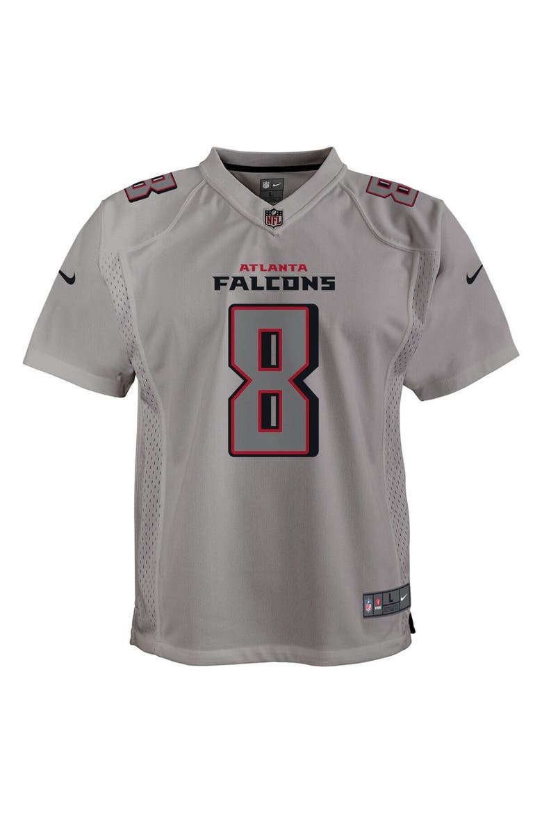 Youth Nike Kyle Pitts Gray Atlanta Falcons Atmosphere Game Jersey, Alternate, color, Gray
