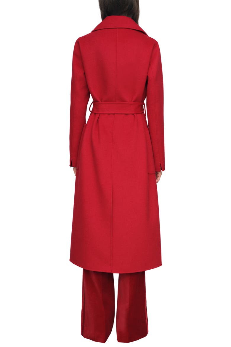 Lucia Wool Blend Coat, Alternate, color, RED