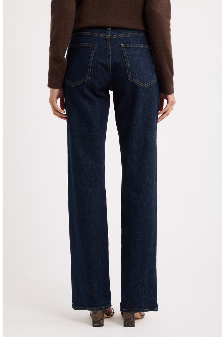 High Waist Straight Leg Jeans, Alternate, color, BROADWAY WASH