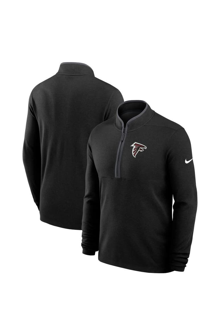 Men's Nike Black Atlanta Falcons Lightweight Victory Dri-FIT Half-Zip Pullover, Main, color, Black