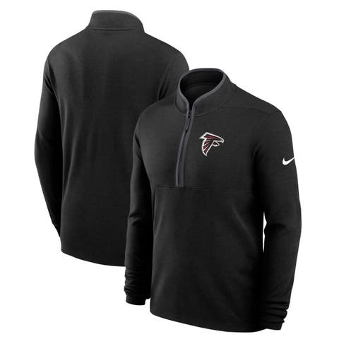 Men's Nike Black Atlanta Falcons Lightweight Victory Dri-FIT Half-Zip Pullover
