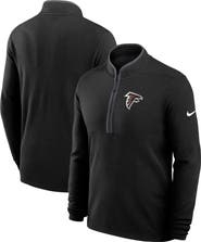 Nike Men's Nike Black Atlanta Falcons Lightweight Victory Dri-FIT Half-Zip Pullover