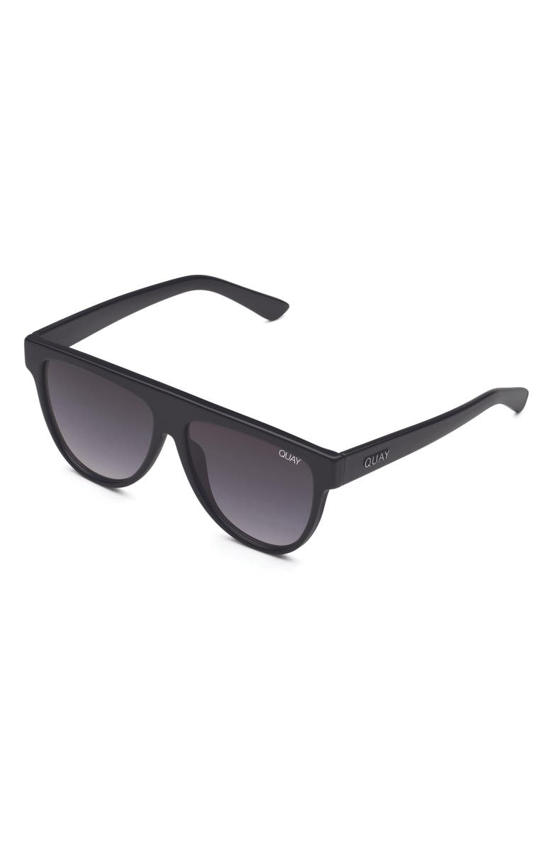 QUAY Australia Last Night 57mm Flat Top Sunglasses, Alternate, color, 