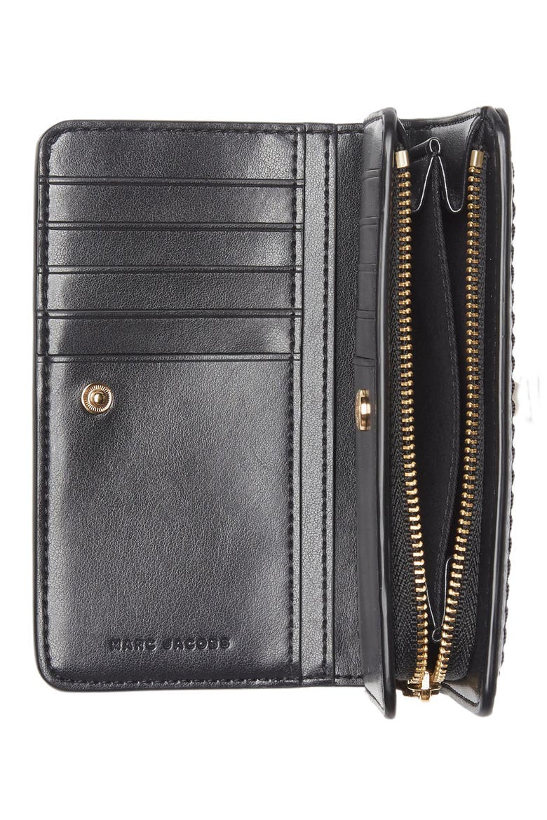 Groove SLG Compact Wallet, Alternate, color, BLACK
