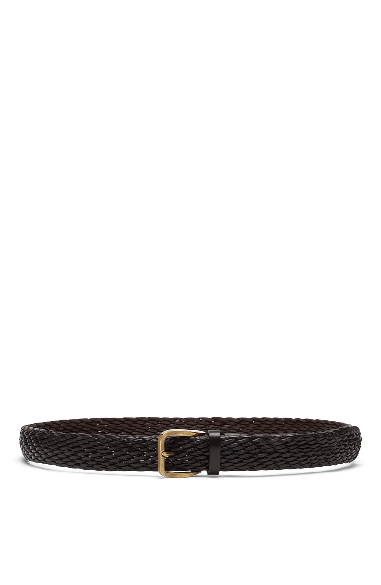 Brunello Cucinelli Calfskin belt, Main, color, 