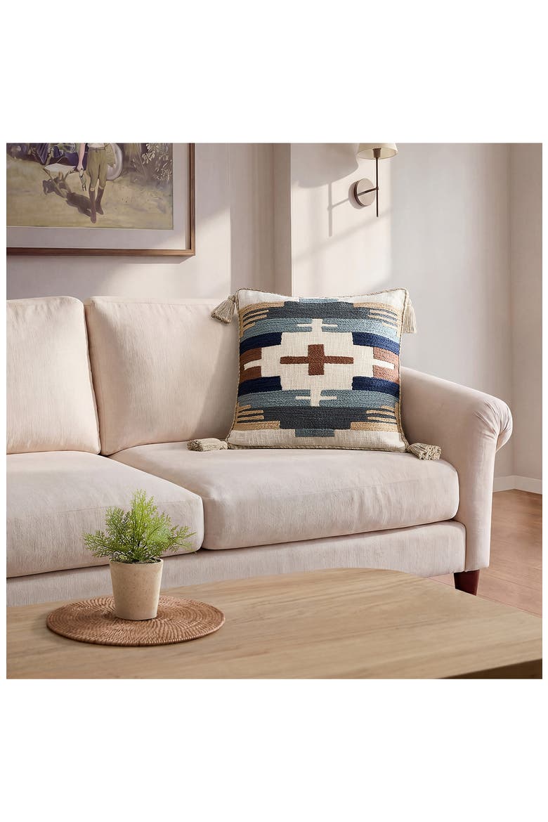 Shiprock Accent Pillow, Alternate, color, TAN