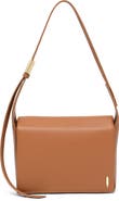 Thacker Jennie Flap Pebbled Leather Crossbody Bag