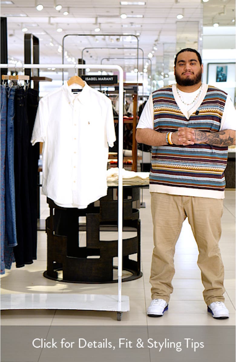 Ralph Lauren Classic Fit Short Sleeve Button-Down Shirt, sales video thumbnail