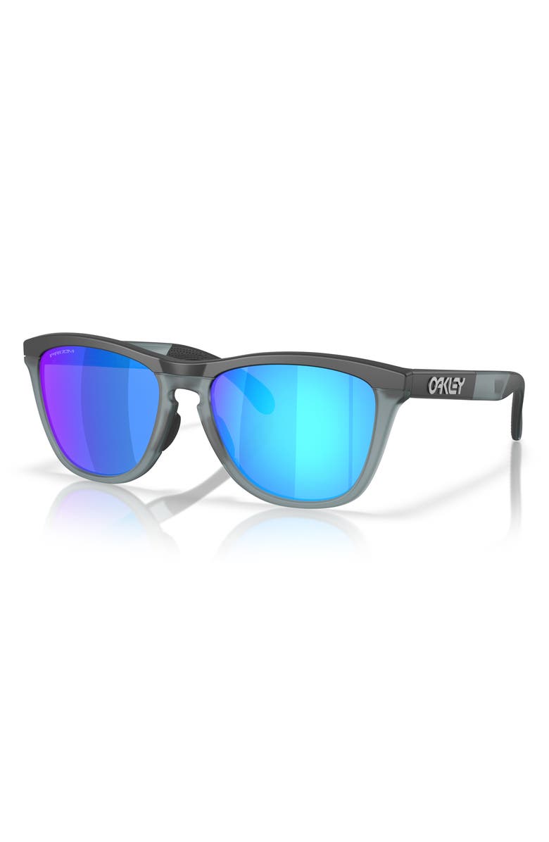 Oakley Frogskins<sup>™</sup> Range 55mm Prizm<sup>™</sup> Keyhole Sunglasses, Alternate, color, Matte Black / Prizm Sapphire