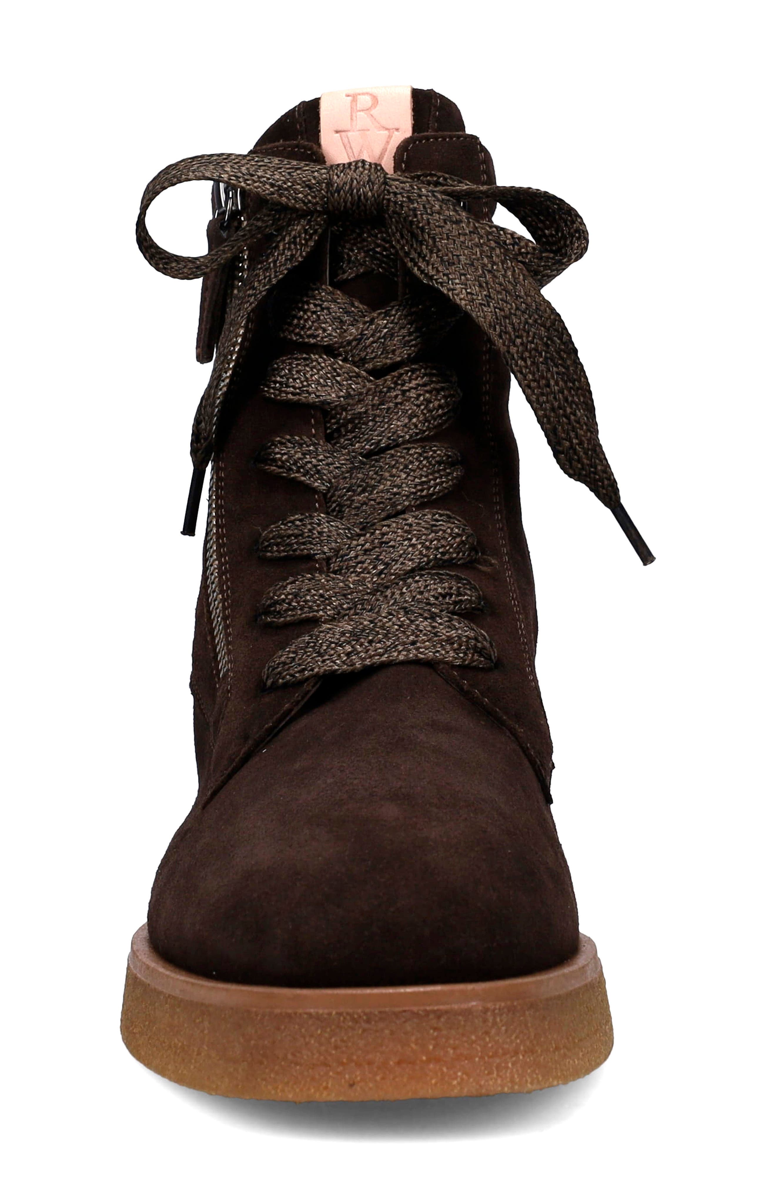 Hayley Lace-Up Boot, Alternate, color, CHOCOLATE