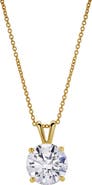LuvMyJewelry Lucent 14K Gold Round Lab Grown Diamond Pendant - 2.5 Ct