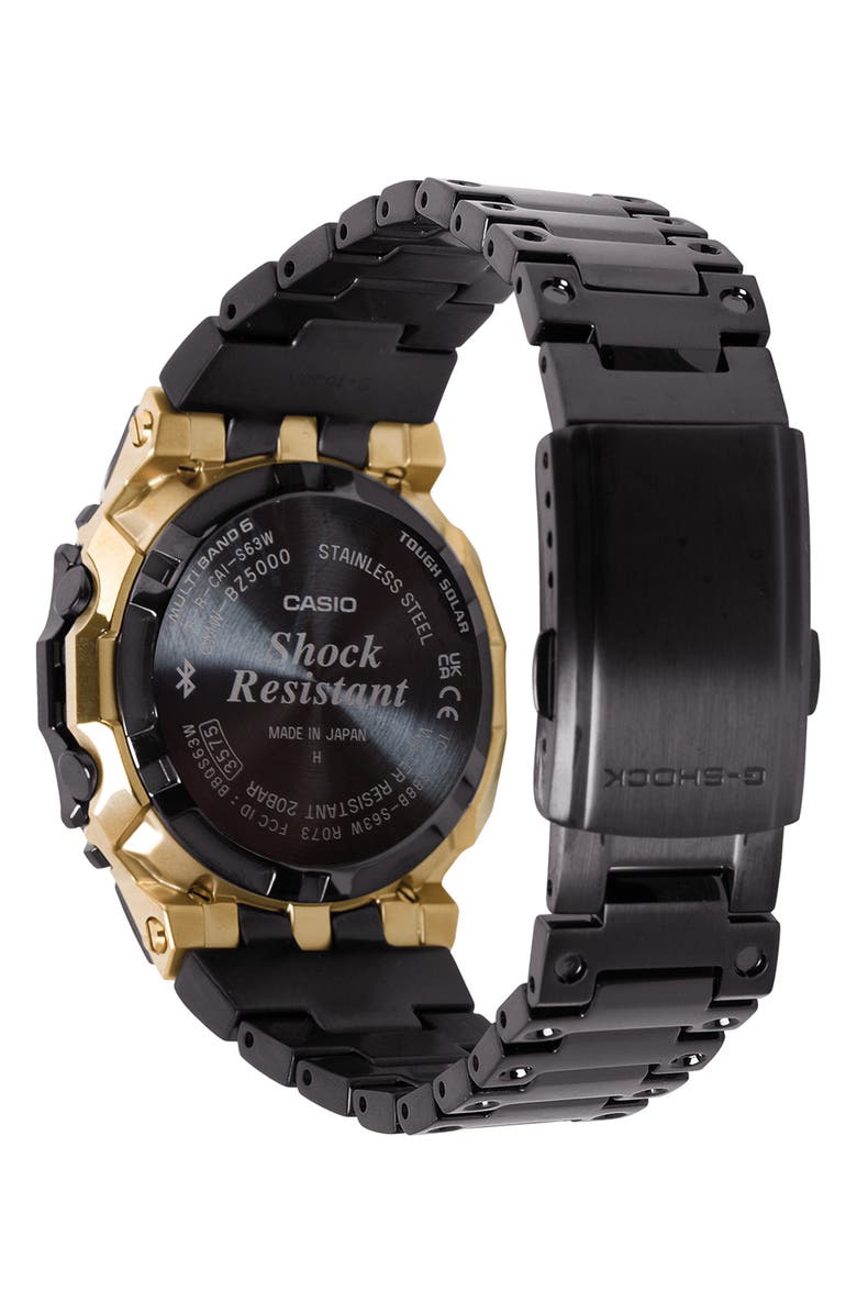 G-SHOCK Full Metal 5000 Series Solar Digital Bluetooth Bracelet Watch, 49.3mm × 43.6mm, Alternate, color, 