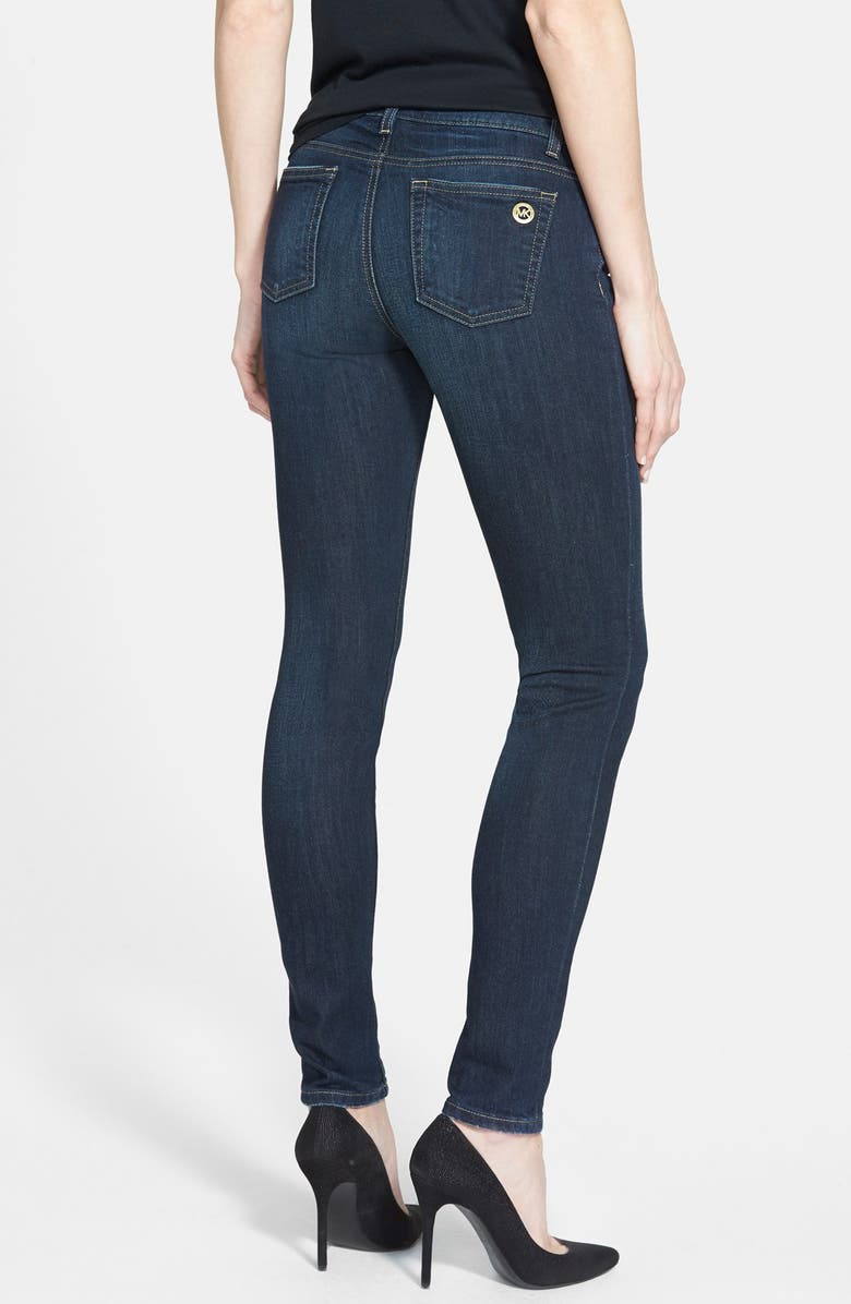 MICHAEL Michael Kors Zip Pocket Skinny Jeans, Alternate, color, 