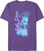 Wicked: For Good Men's Wicked For Good Glinda Double Exposure Portrait  Graphic T-Shirt