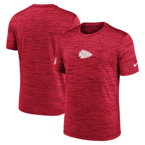 Men's Nike Red Kansas City Chiefs Sideline Velocity Performance T-Shirt