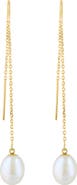 EFFY Freshwater Pearl Threader Drop Earrings