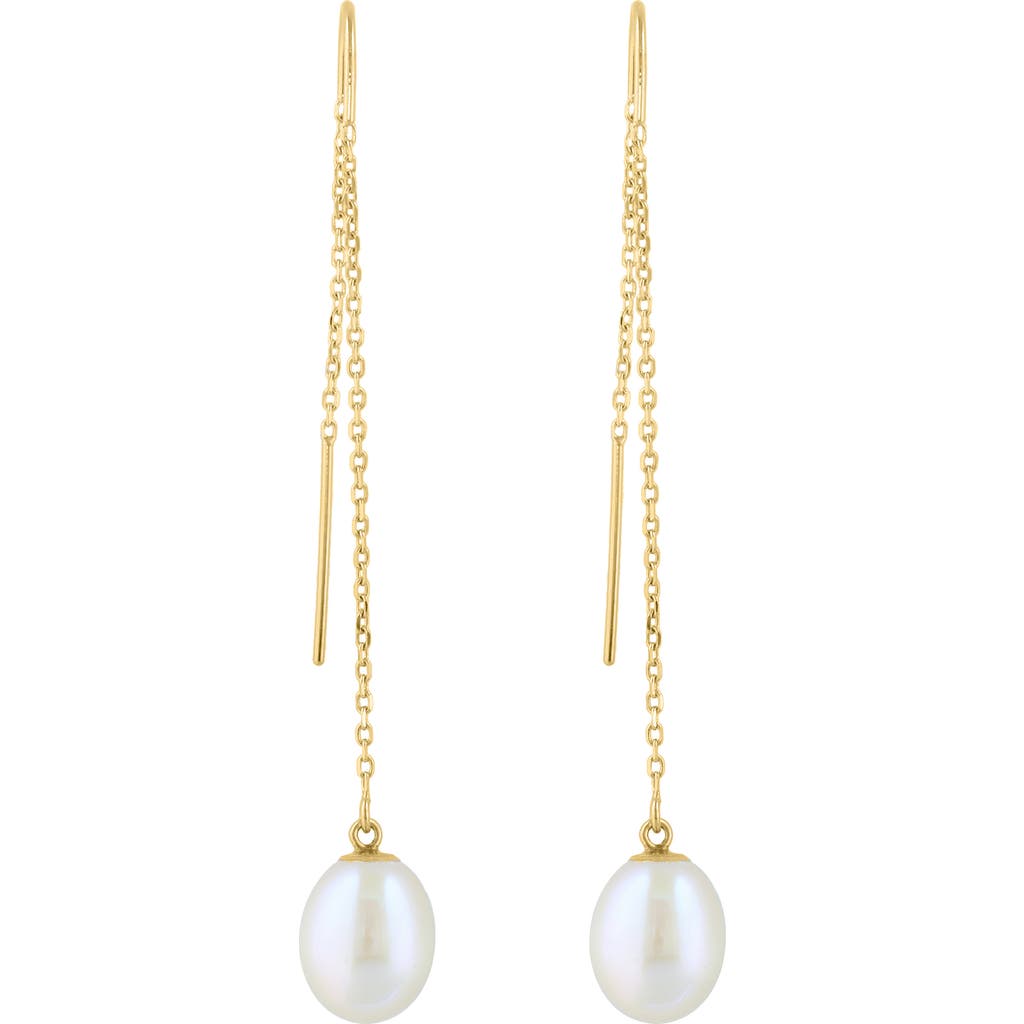 Effy Freshwater Pearl Threader Drop Earrings