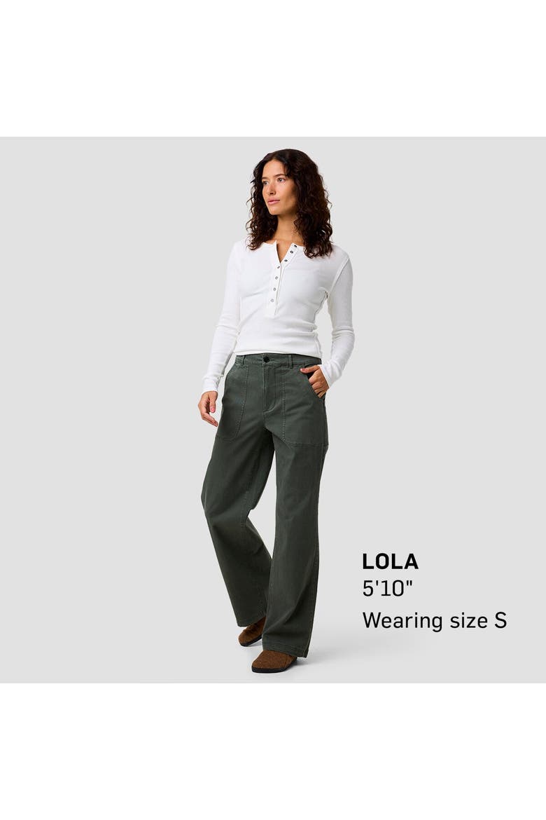 Venture Wide Leg Pant - Women's, Alternate, color, Climbing Ivy