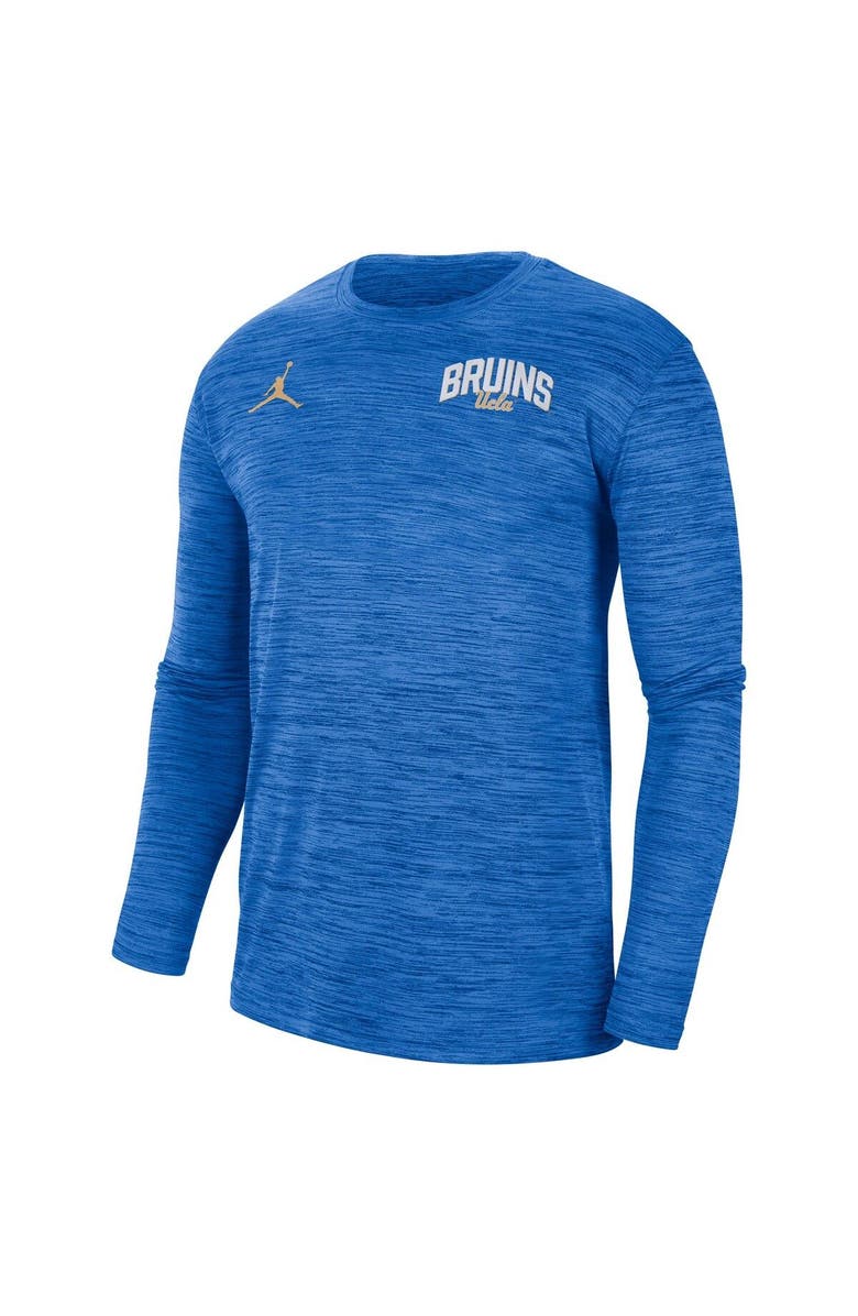 Jordan Brand Men's Jordan Brand Blue UCLA Bruins Sideline Game Day Velocity Performance Long Sleeve T-Shirt, Alternate, color, 