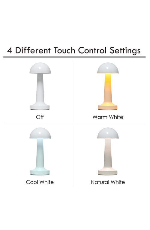 Lalia Home Touch Sensor Desk Lamp In White