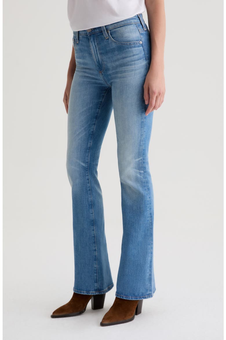 Farrah Mid Rise Bootcut Jeans, Alternate, color, 18 YEARS BISOU