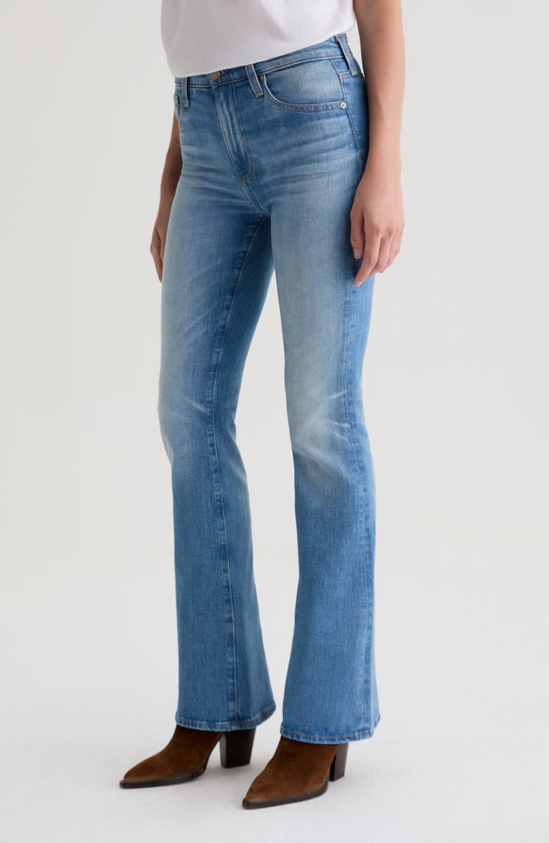 AG Farrah Mid Rise Bootcut Jeans, Alternate, color, 18 Years Bisou