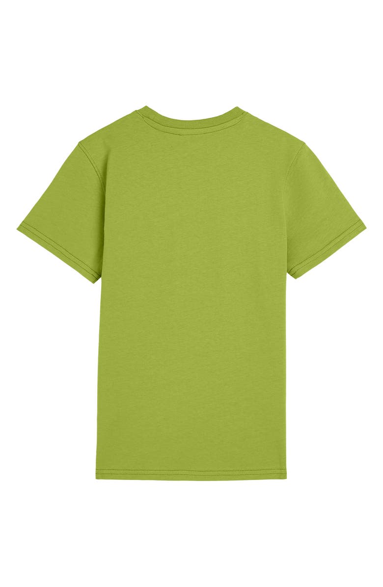Scotch & Soda Kids' Logo Embroidered Organic Cotton T-Shirt, Alternate, color, Spinach Green