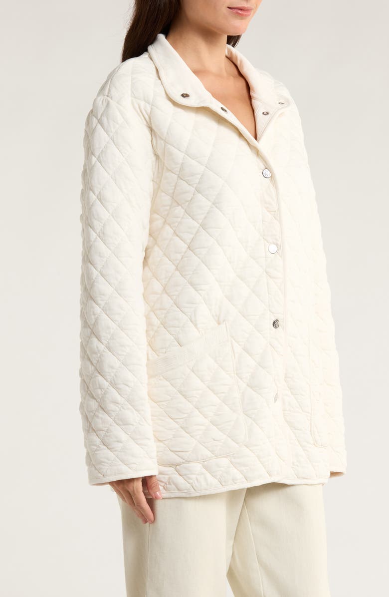 Tommy Bahama Puff Jacquard Barn Jacket, Alternate, color, Coconut