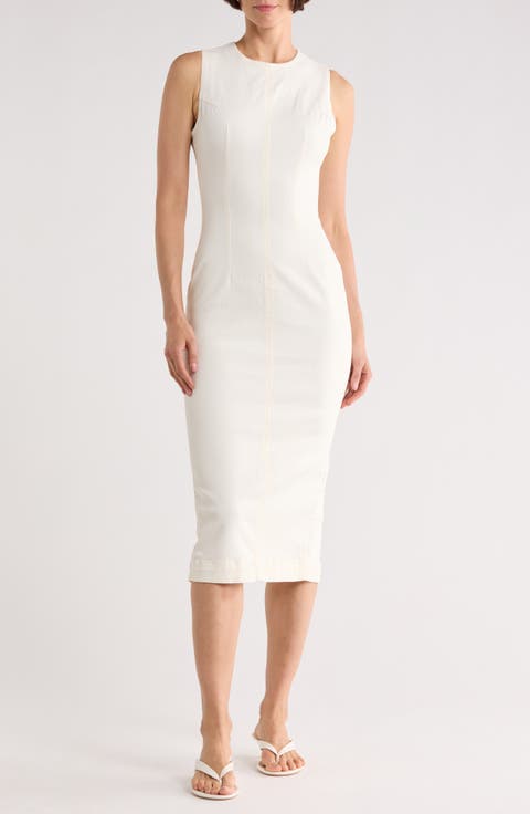 Esme Sleeveless Denim Midi Dress