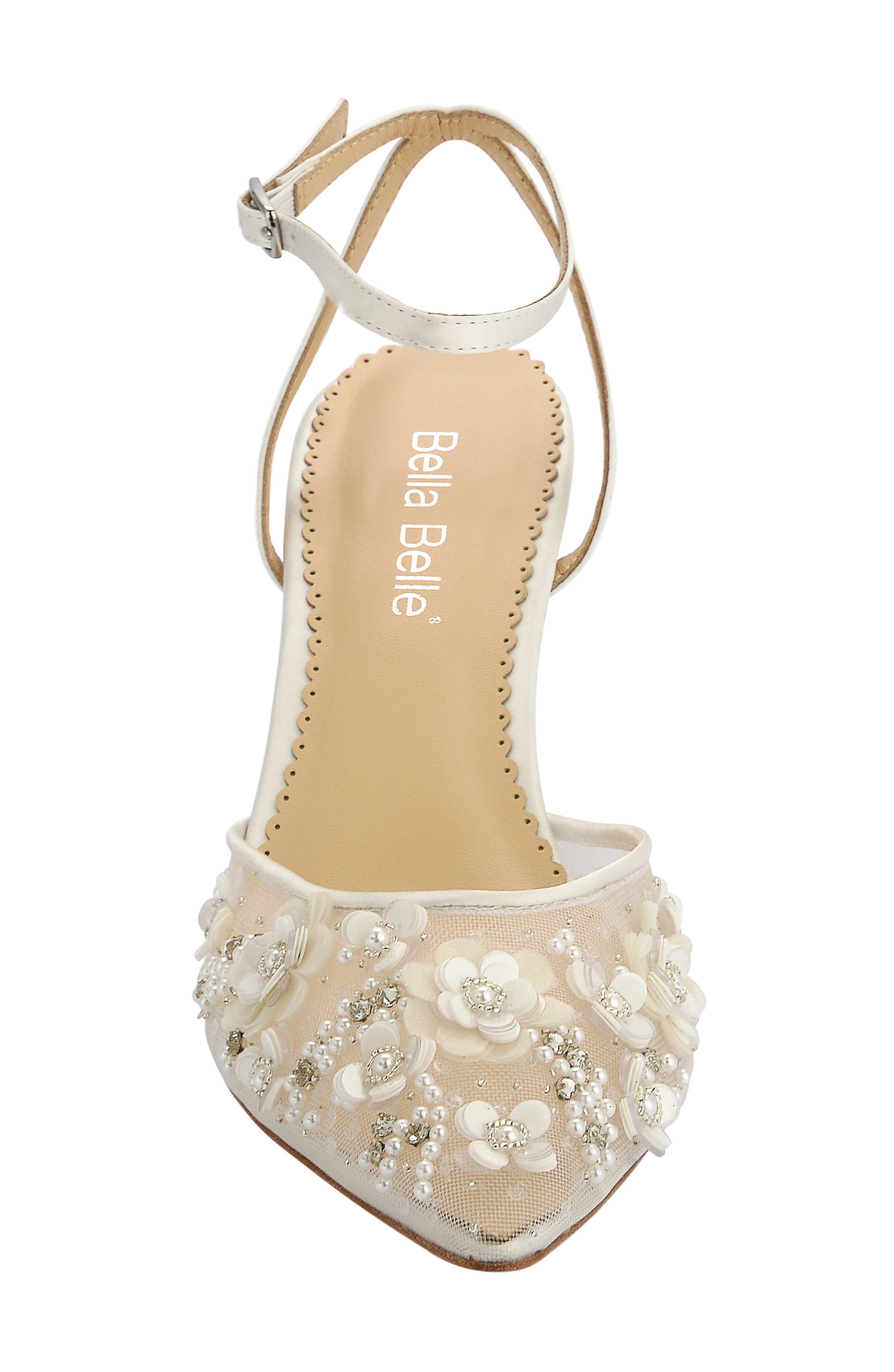 Bella Belle Rosa Pump, Alternate, color, Ivory Silk