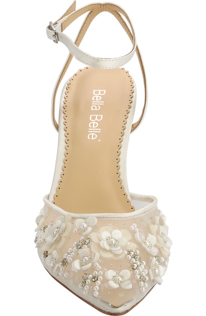 Bella Belle Rosa Pump, Alternate, color, Ivory Silk