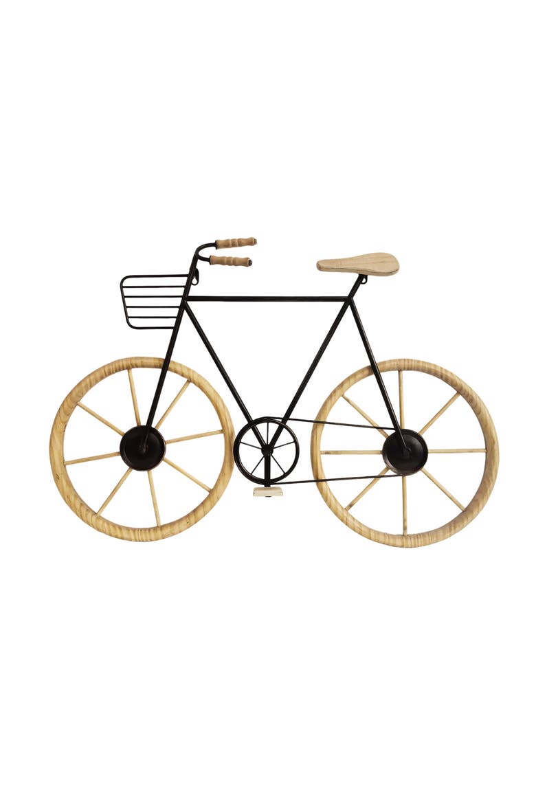 Bicycle Wall Decor, Main, color, Yellow
