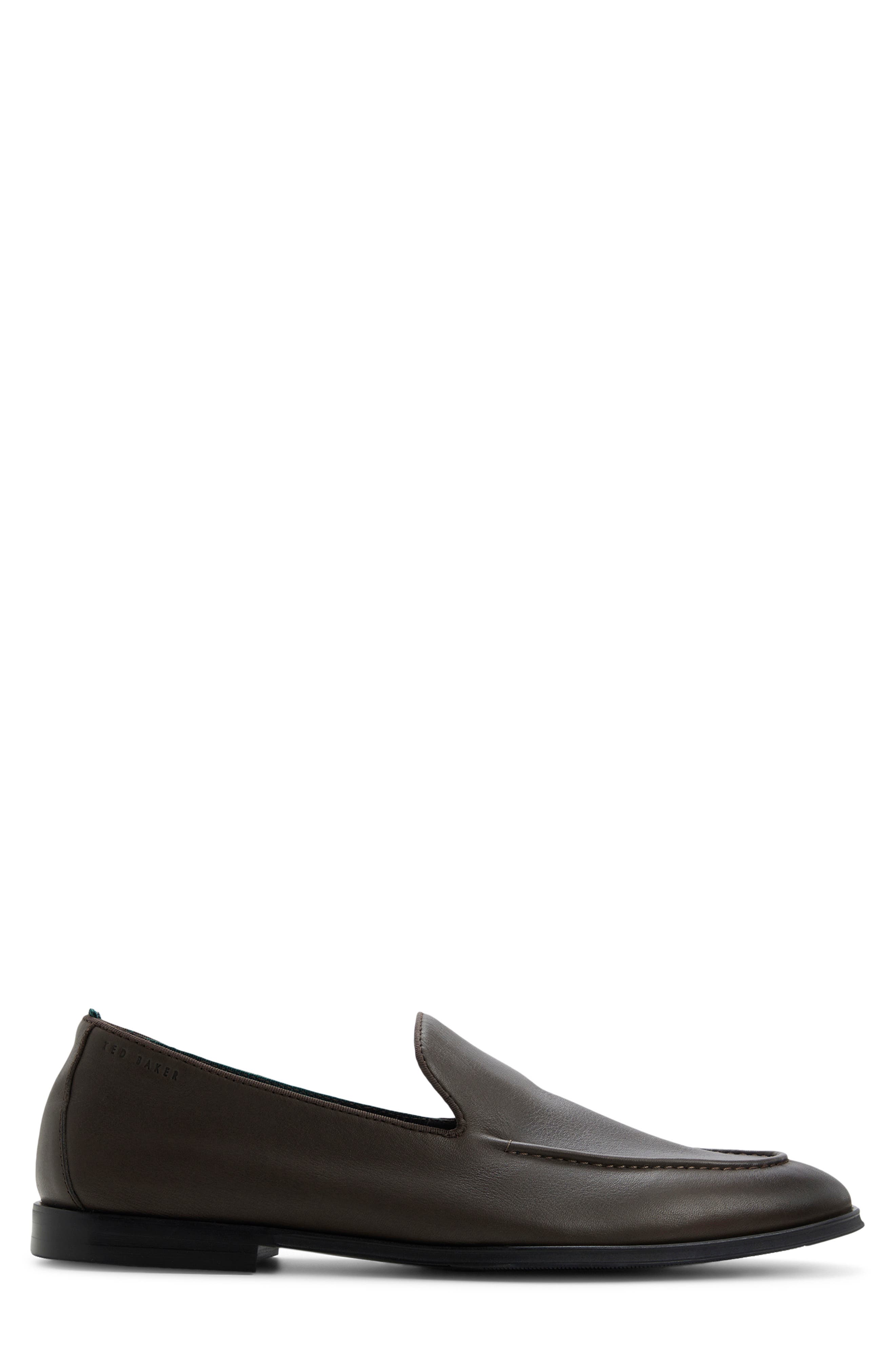 Croxley Loafer, Alternate, color, CAFE GRAINY LEATHER