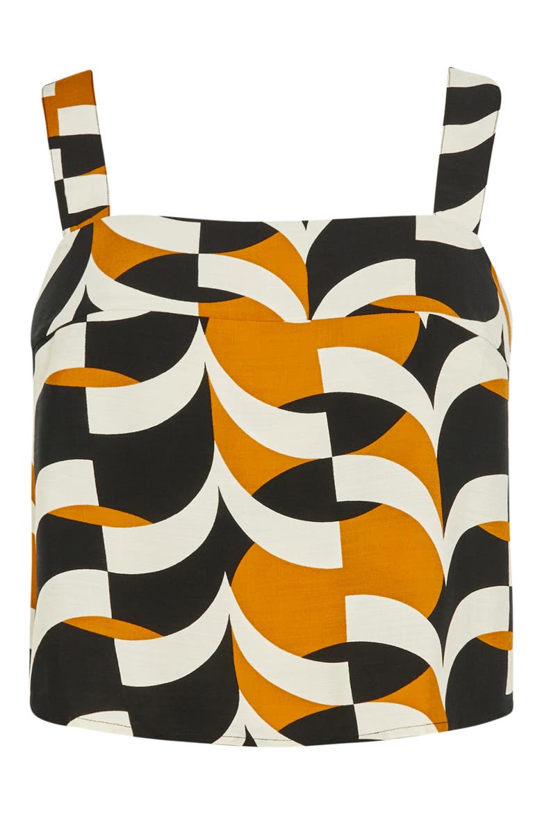Mystic Top, Alternate, color, BLACK PRINT