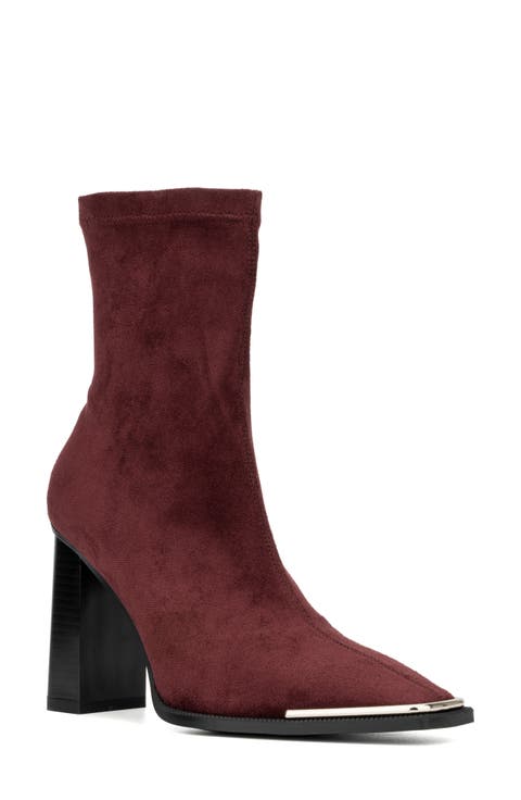 Katya Block Heel Bootie (Women)